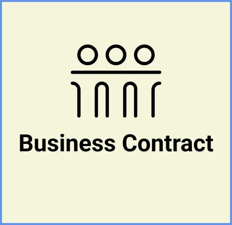 Card named Business Contract